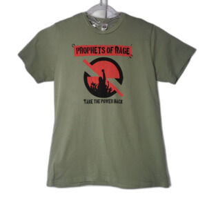 Prophets Of Rage Take The Power Back Green T Shirt Mens Size XL